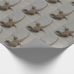 Papier Cadeau Motif de photo de lézard