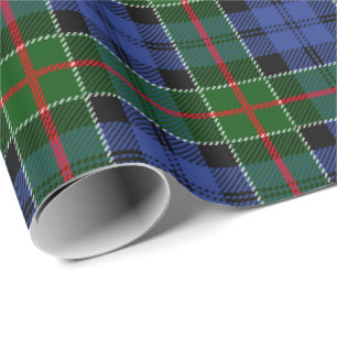 Papier Cadeau Motif de plaid de tartan de Colquhoun de clan