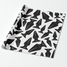 Motif de plug-in de cul noir - personnalisable