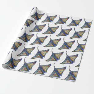 Papier Cadeau motif de rayon d'enrobage