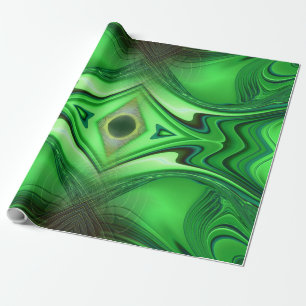 Papier Cadeau Motif de répétition de l'énergie Chakra du coeur