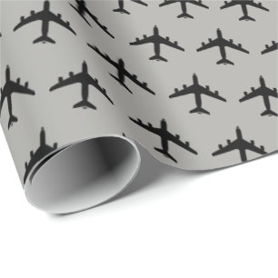 Papier Cadeau Motif de silhouette de KC-135 Stratotanker