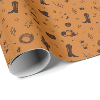 Papier Cadeau motif de style occidental