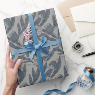 Papier Cadeau Motif de style William Morris d'automne