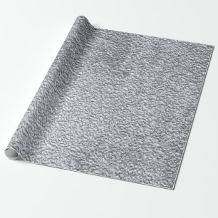 Papier Cadeau Motif de texture en pierre gris foncé en béton