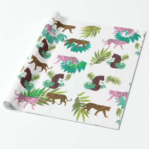 Papier Cadeau Motif de tigres