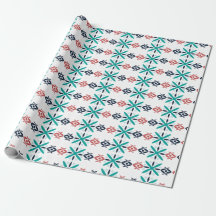 Motif de vacances floral abstrait bleu