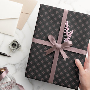 Papier Cadeau Motif de vérificateur géométrique Abstrait moderne