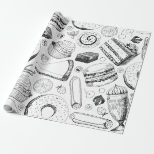 Papier Cadeau Motif délicieux