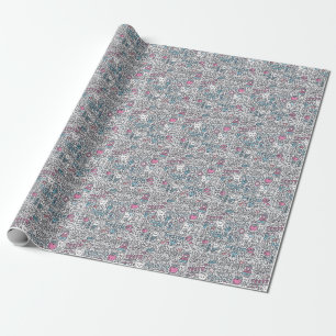 Papier Cadeau Motif dentaire de bande dessinée