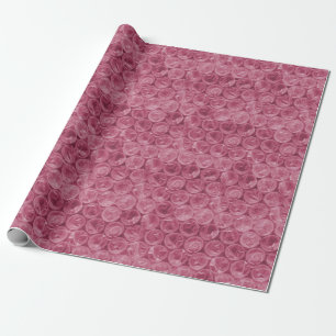 Papier Cadeau Motif d'enveloppement de bulle rose
