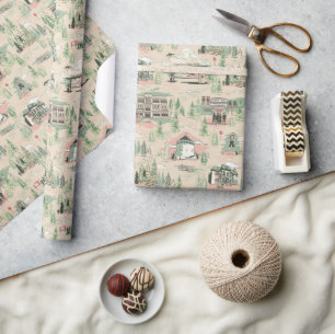 Papier Cadeau Motif des emplacements de derry