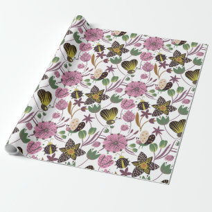 Papier Cadeau Motif d'été