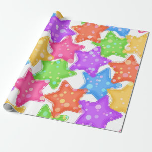 Papier Cadeau Motif d'étoiles