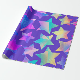 Papier Cadeau Motif d'étoiles