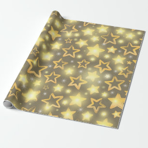 Papier Cadeau Motif d'étoiles