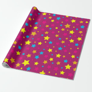 Papier Cadeau Motif d'étoiles