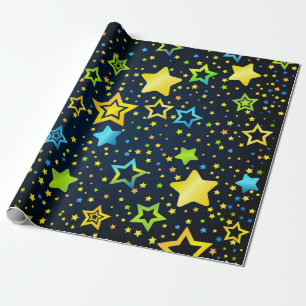 Papier Cadeau Motif d'étoiles
