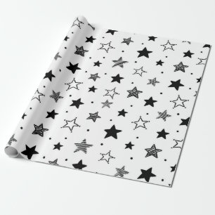 Papier Cadeau Motif d'étoiles