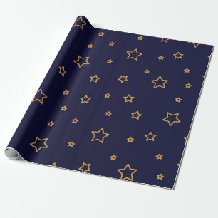 Papier Cadeau Motif d'étoiles