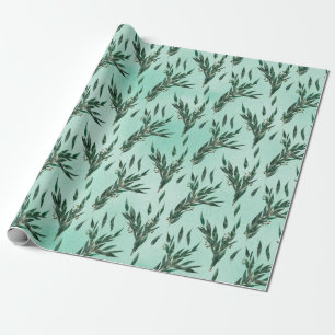 Papier Cadeau Motif d'eucalyptus