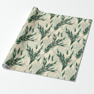 Papier Cadeau Motif d'eucalyptus