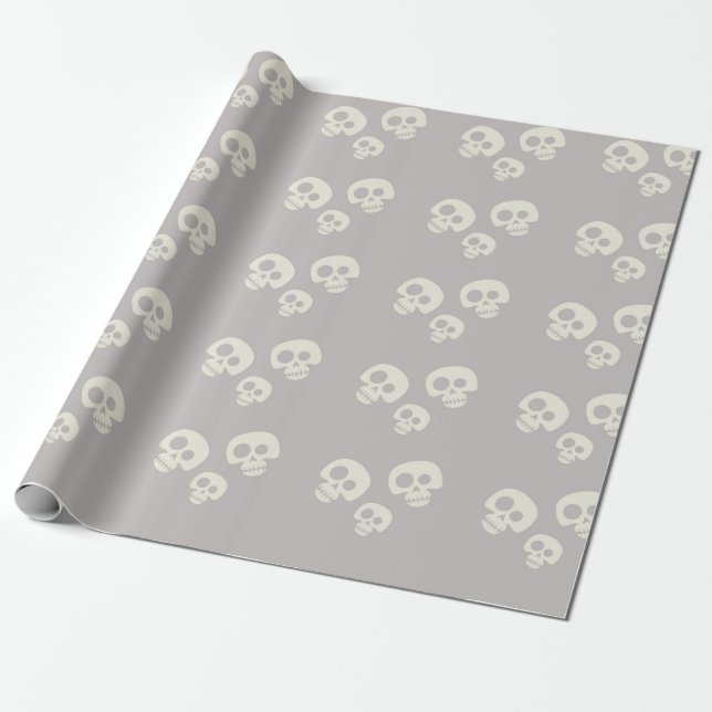 Papier Cadeau Motif d'Halloween amusant (Déroulé)