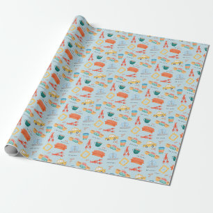 Papier Cadeau Motif d'icônes Classiques FRIENDS™