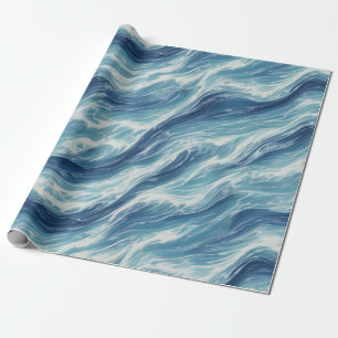 Papier Cadeau Motif d'onde relaxant