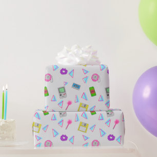 Papier Cadeau motif Doodle des années 90