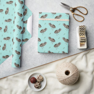 Papier Cadeau Motif Emu dansant