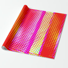 Papier Cadeau Motif en bande rose