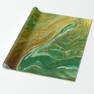 Papier Cadeau Motif en marbre liquide