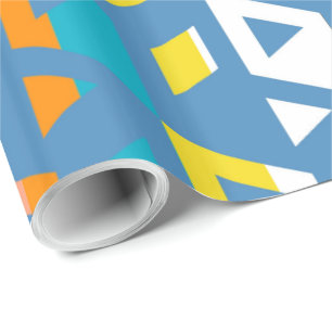 Papier Cadeau Motif en mosaïque géométrique décorative #5
