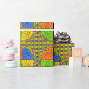 Papier Cadeau Motif en tissu égyptien sans couture