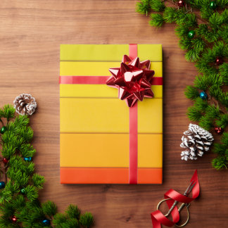 Papier Cadeau Motif esthétique de couleur vibrante