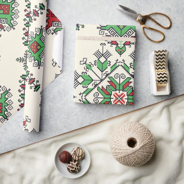 Papier Cadeau Motif ethnique Aztèque (Artisanat)