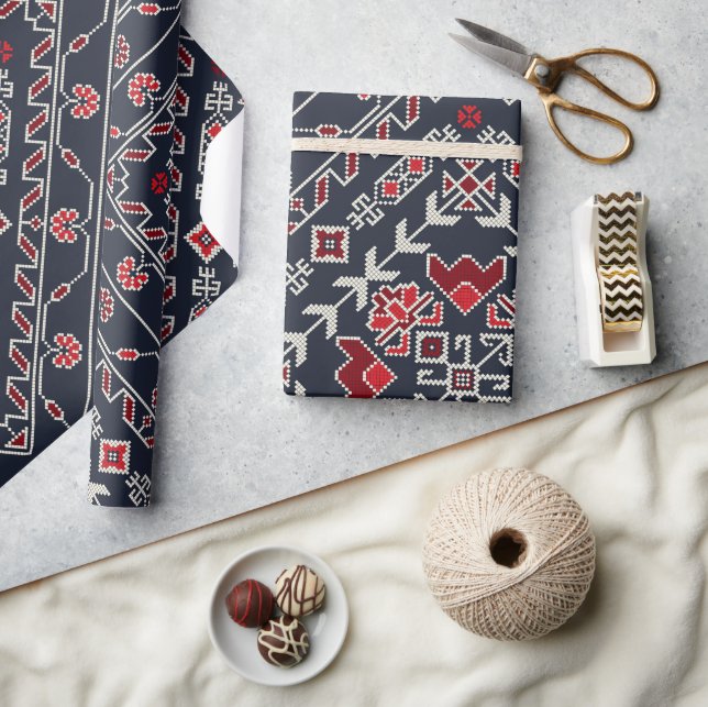 Papier Cadeau Motif ethnique Aztèque (Artisanat)