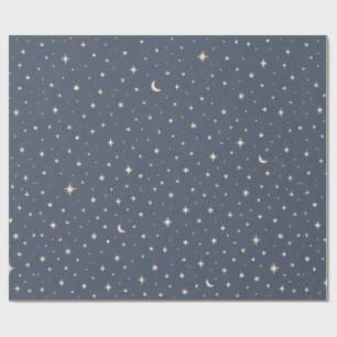 Papier Cadeau Motif Étoile Douce Esthétique