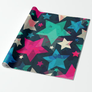 Papier Cadeau Motif étoiles