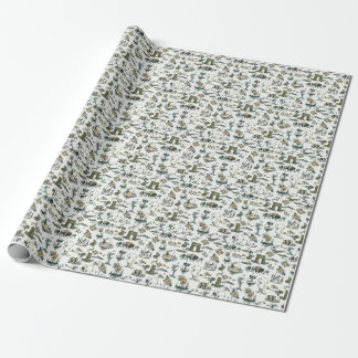 Papier Cadeau Motif faunique du parc national Yellowstone