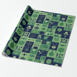 Papier Cadeau Motif festif de Noël