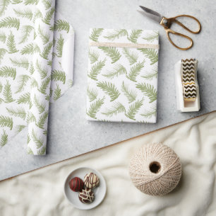 Papier Cadeau Motif feuille