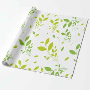 Papier Cadeau motif feuille