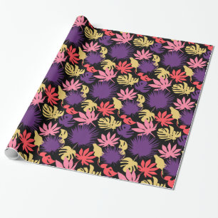 Papier Cadeau Motif feuille tropical sans couture