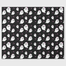 Papier Cadeau Motif Fille Fantôme