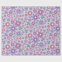 motif floral pastel lavande rêveur