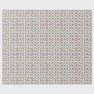 Papier Cadeau Motif floral violet pour toile – Art