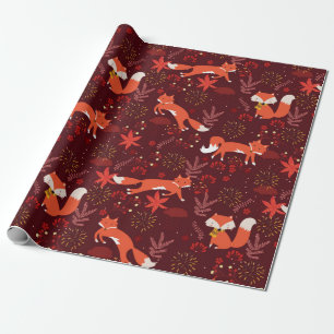 Papier Cadeau Motif Fox