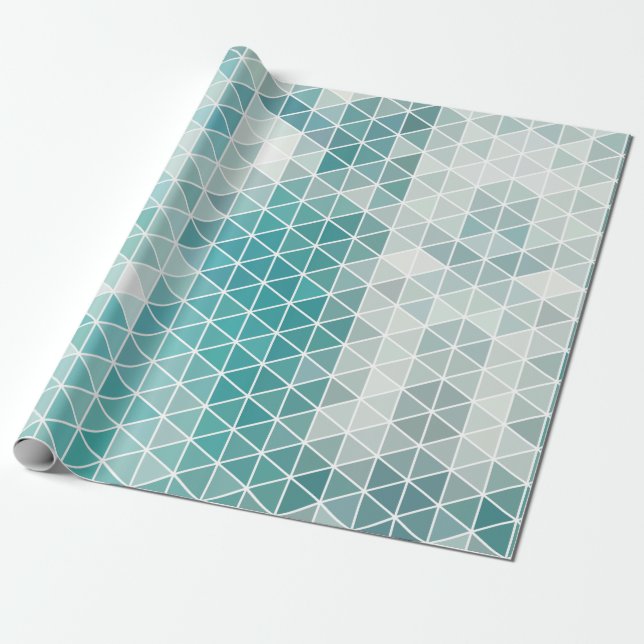 Papier Cadeau Motif géométrique coloré (Déroulé)